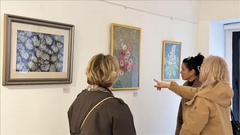 Výstava mramorovania 